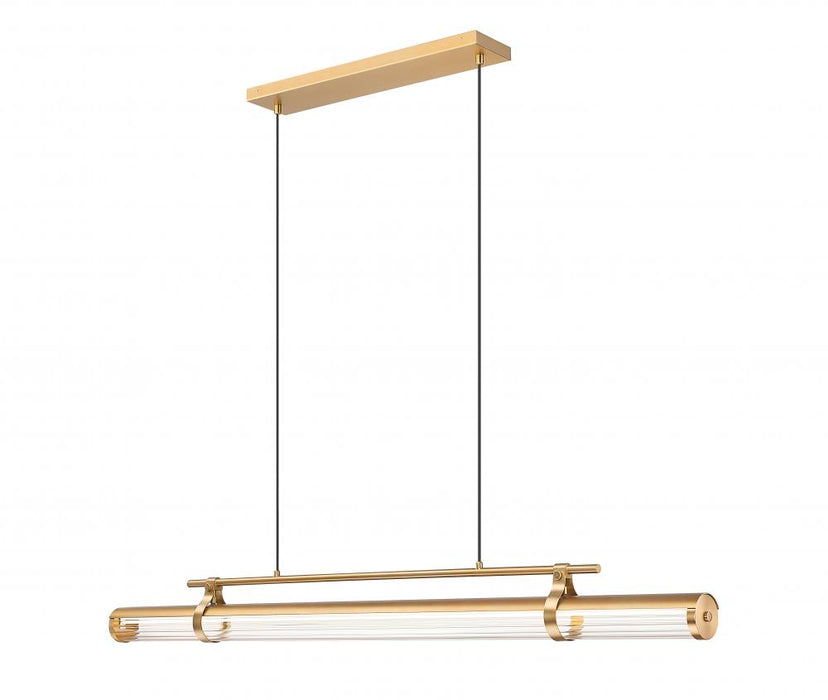 1 Light Linear Chandelier | 1959-54L-MGLD-LED