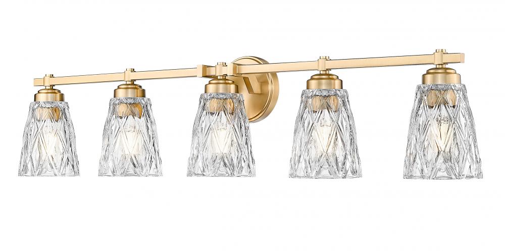 5 Light Vanity | 1960-5V-MGLD