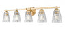 5 Light Vanity | 1960-5V-MGLD