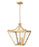 3 Light Chandelier | 1961-3C-RB