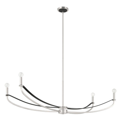 4 Light Linear Chandelier / Lustre Lineair 4 Light | 207889A