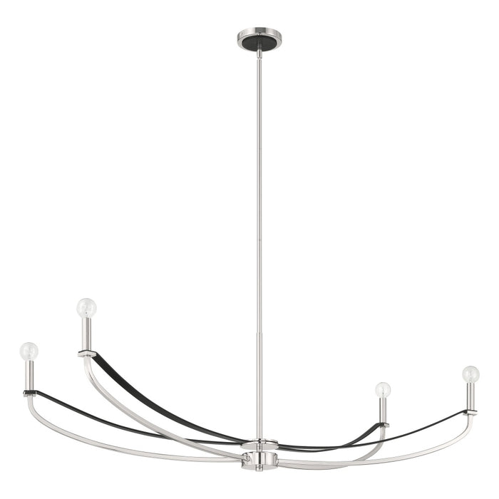 4 Light Linear Chandelier / Lustre Lineair 4 Light | 207889A