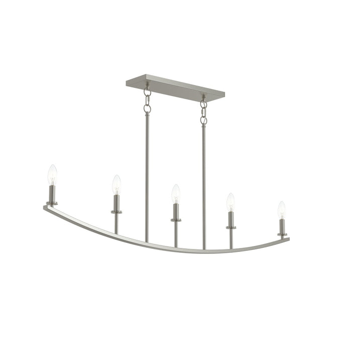 Jheni Five-light Linear Chandelier | P400461-009
