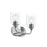 Ilia 2-light Bath Vanity With Clear Glass Shade | P300572-015