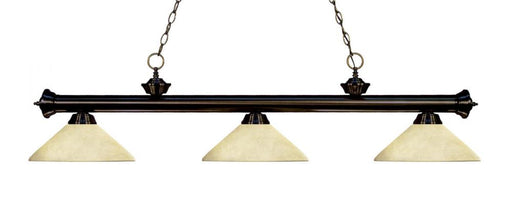 3 Light Billiard | 200-3BRZ-AGM14