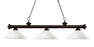 3 Light Billiard | 200-3BRZ-AMO14