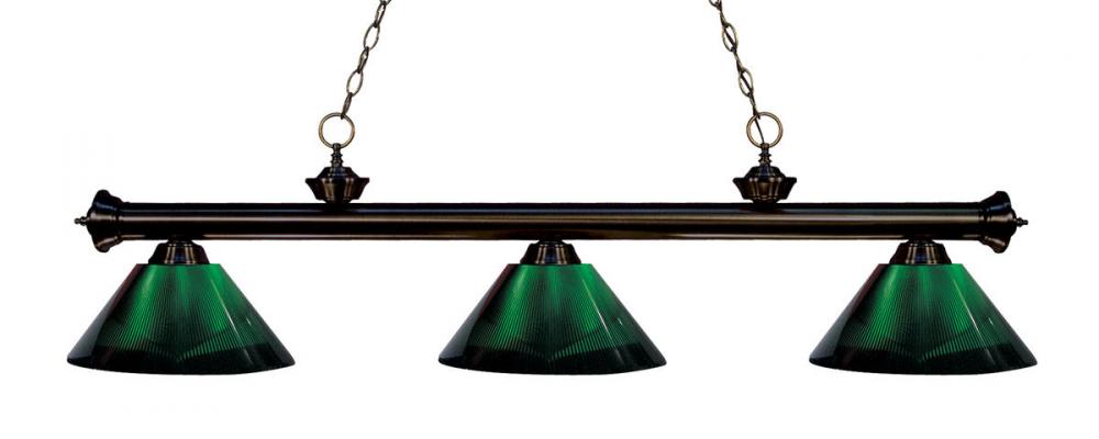 3 Light Billiard | 200-3BRZ-ARG