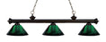 3 Light Billiard | 200-3BRZ-ARG