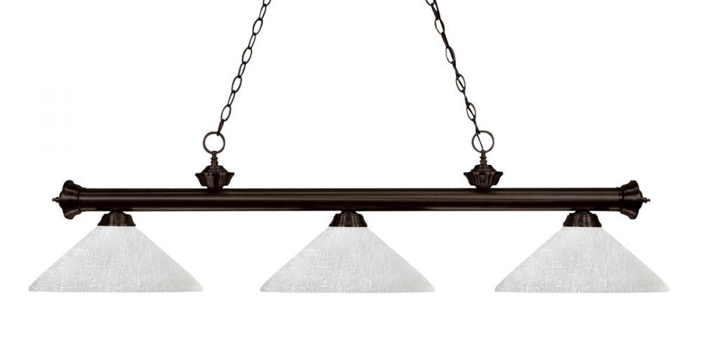 3 Light Billiard | 200-3BRZ-AWL14