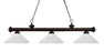 3 Light Billiard | 200-3BRZ-AWL14