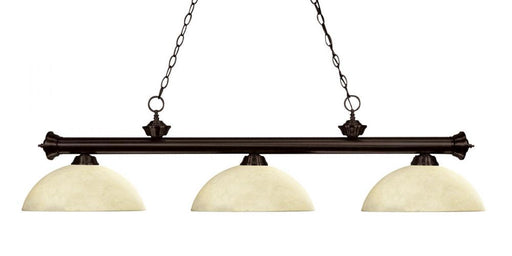 3 Light Billiard | 200-3BRZ-DGM14