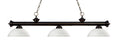 3 Light Billiard | 200-3BRZ-DMO14