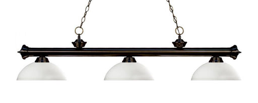 3 Light Billiard | 200-3BRZ-DMO14