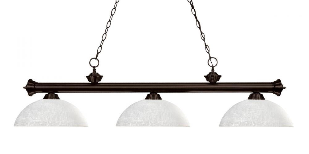 3 Light Billiard | 200-3BRZ-DWL14