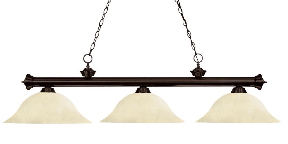 3 Light Billiard | 200-3BRZ-GM16
