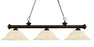 3 Light Billiard | 200-3BRZ-GM16