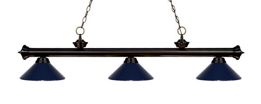 3 Light Billiard | 200-3BRZ-MNB