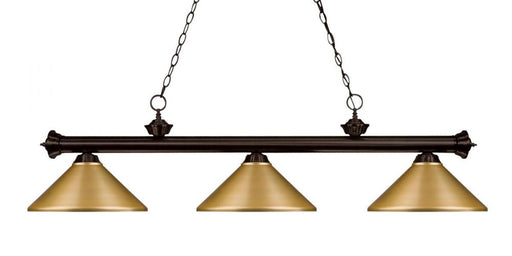 3 Light Billiard | 200-3BRZ-MSG