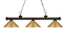 3 Light Billiard | 200-3BRZ-MSG