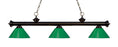 3 Light Billiard | 200-3BRZ-PGR