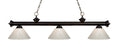 3 Light Billiard | 200-3BRZ-PWH
