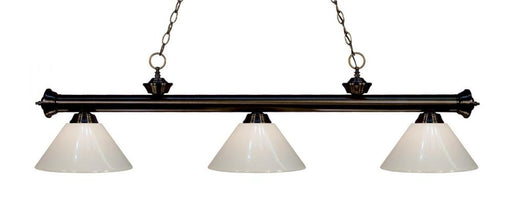 3 Light Billiard | 200-3BRZ-PWH