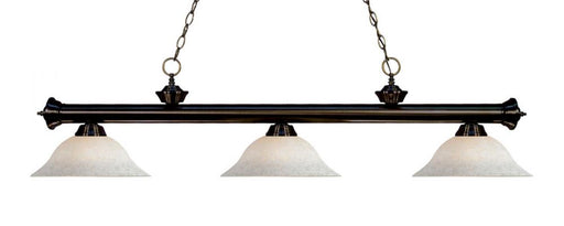 3 Light Billiard | 200-3BRZ-WM16