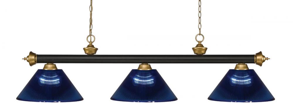 3 Light Billiard | 200-3BRZ+SG-ARDB
