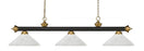 3 Light Billiard | 200-3BRZ+SG-AWL14