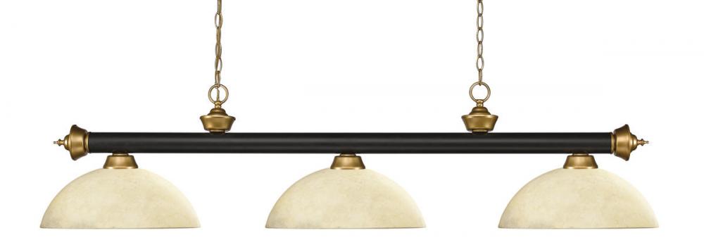 3 Light Billiard | 200-3BRZ+SG-DGM14
