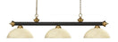 3 Light Billiard | 200-3BRZ+SG-DGM14