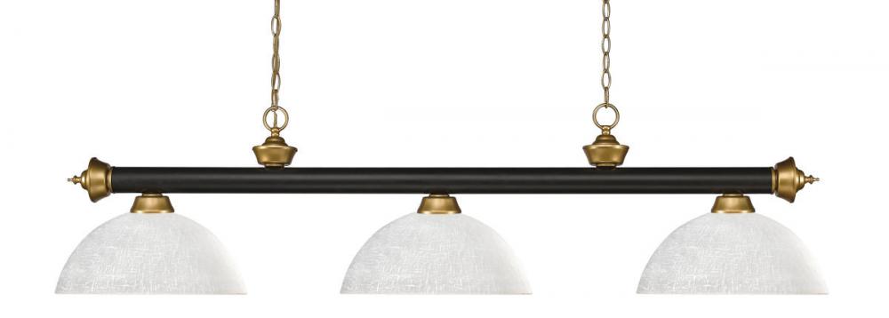 3 Light Billiard | 200-3BRZ+SG-DWL14