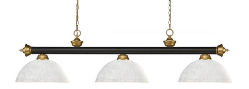 3 Light Billiard | 200-3BRZ+SG-DWL14