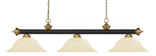 3 Light Billiard | 200-3BRZ+SG-GM16