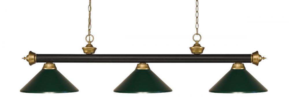 3 Light Billiard | 200-3BRZ+SG-MDG