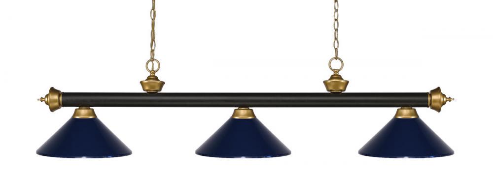 3 Light Billiard | 200-3BRZ+SG-MNB