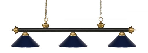 3 Light Billiard | 200-3BRZ+SG-MNB