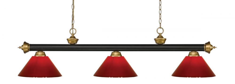 3 Light Billiard | 200-3BRZ+SG-PRD