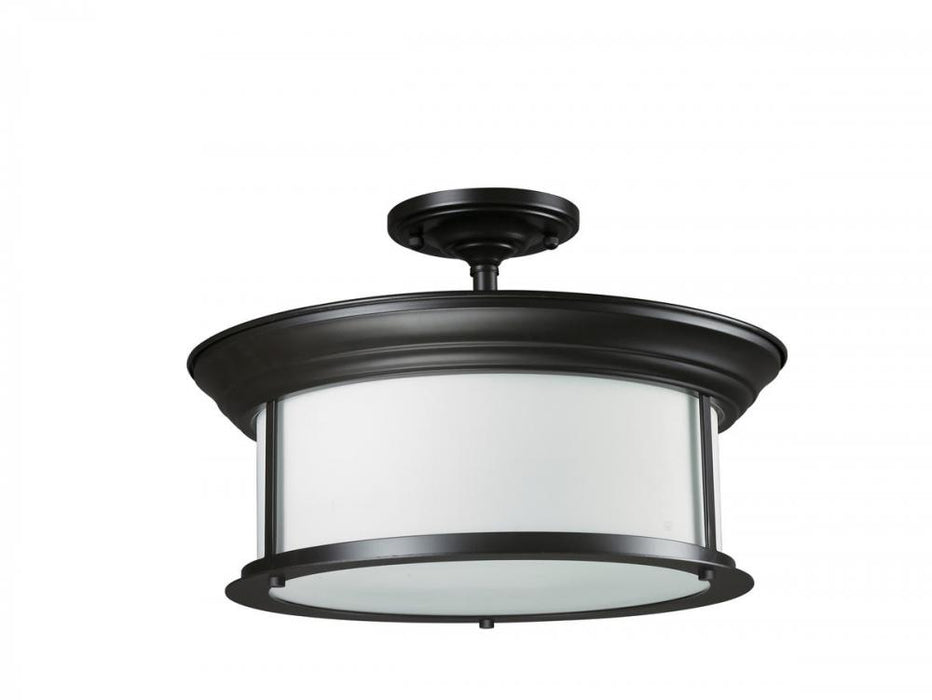 3 Light Semi Flush Mount | 2004SF-BRZ