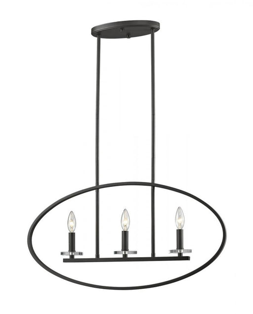 3 Light Linear Chandelier | 2010-3L-BRZ
