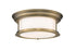 2 Light Flush Mount | 2011F13-HBR