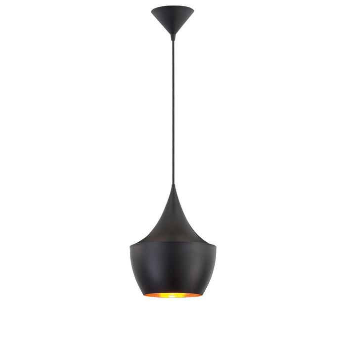 Piquito, 1lt Pendant, Blk/gld | 20438-012