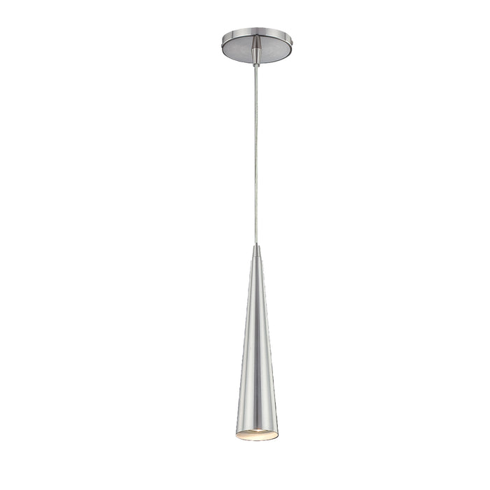 Eurofase Sliver, 1 Light Pendant, Small, Sn