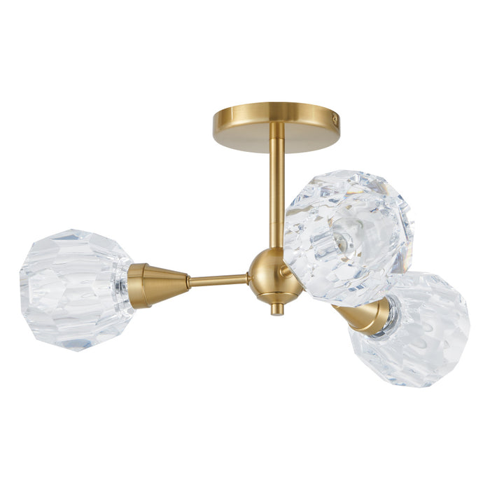 3 Light Semi- Flush Mount / Semi-plafonnier 3 Light | 206945A