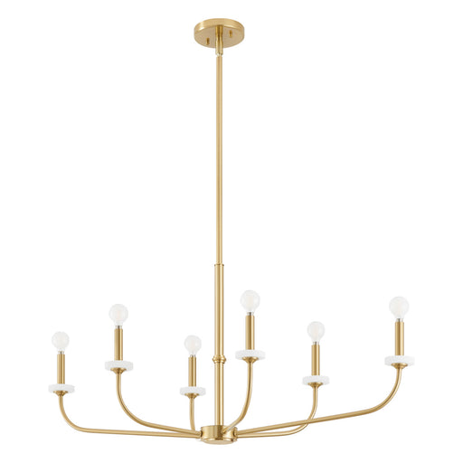6 Light  Chandelier / Lustre 6 Light | 206959A