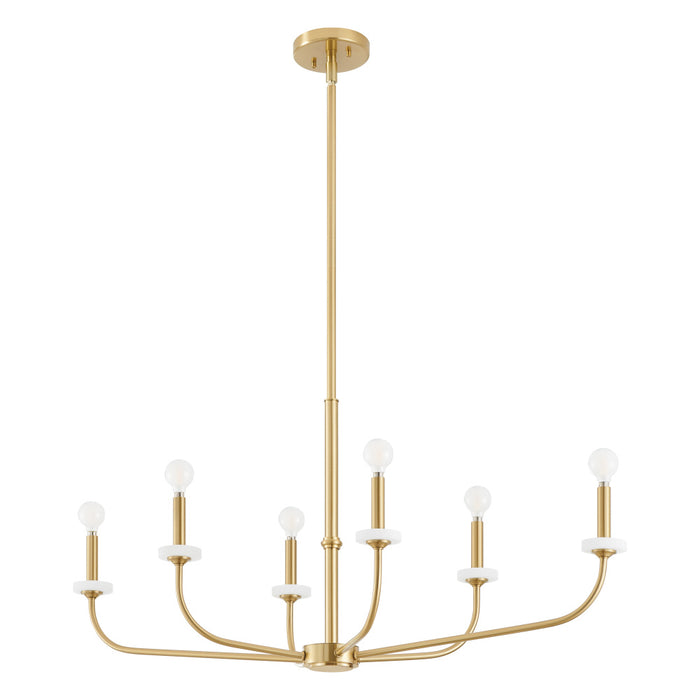 6 Light  Chandelier / Lustre 6 Light | 206959A