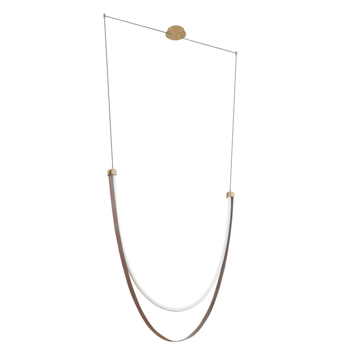1 Light 5cct Led Linear Chandelier / Lustre Lineair Del 5cct 1 Light | 207278A