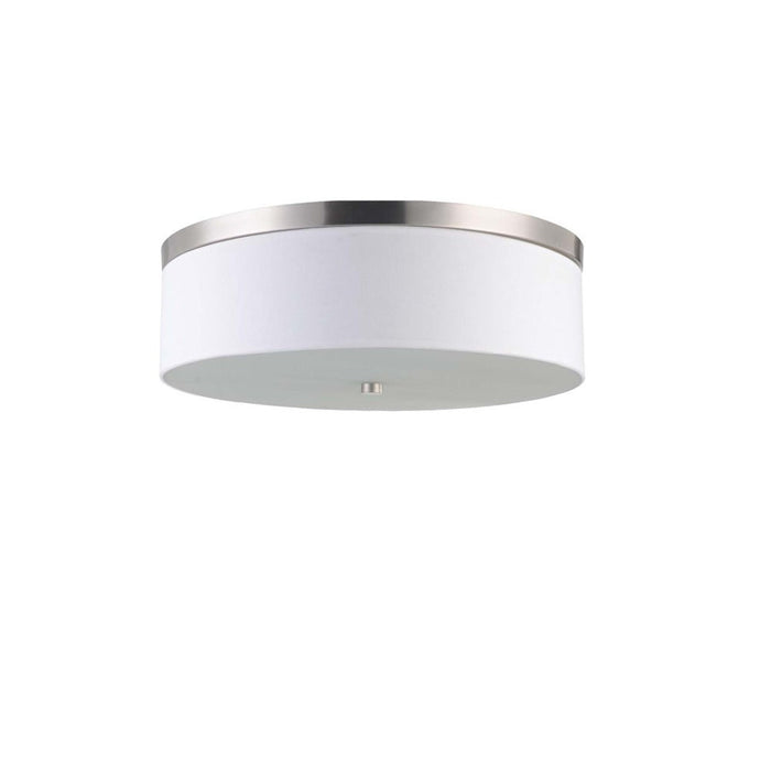 Zen Flush Mount 3-light White | 208FM03BS-WH