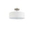 Zen Semi-flush Mount 3-light White | 208SF03BS-WH