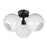 Neve-semi- Flush Mount | 21225MRBK